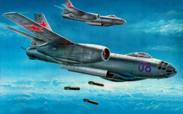 Military Ilyushin Il-28 Bombers HD Wallpaper | Background Image