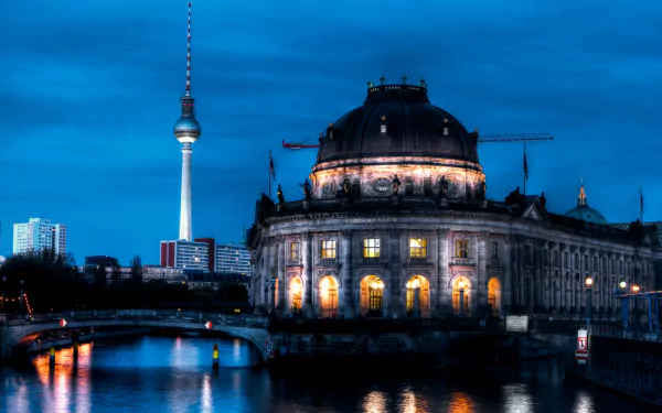 man made Bode Museum HD Desktop Wallpaper | Background Image