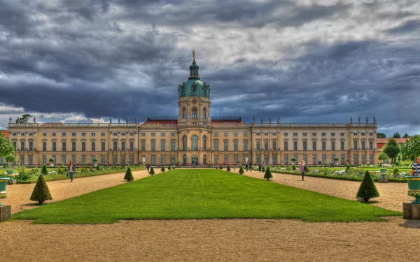 man made Charlottenburg Palace HD Desktop Wallpaper | Background Image