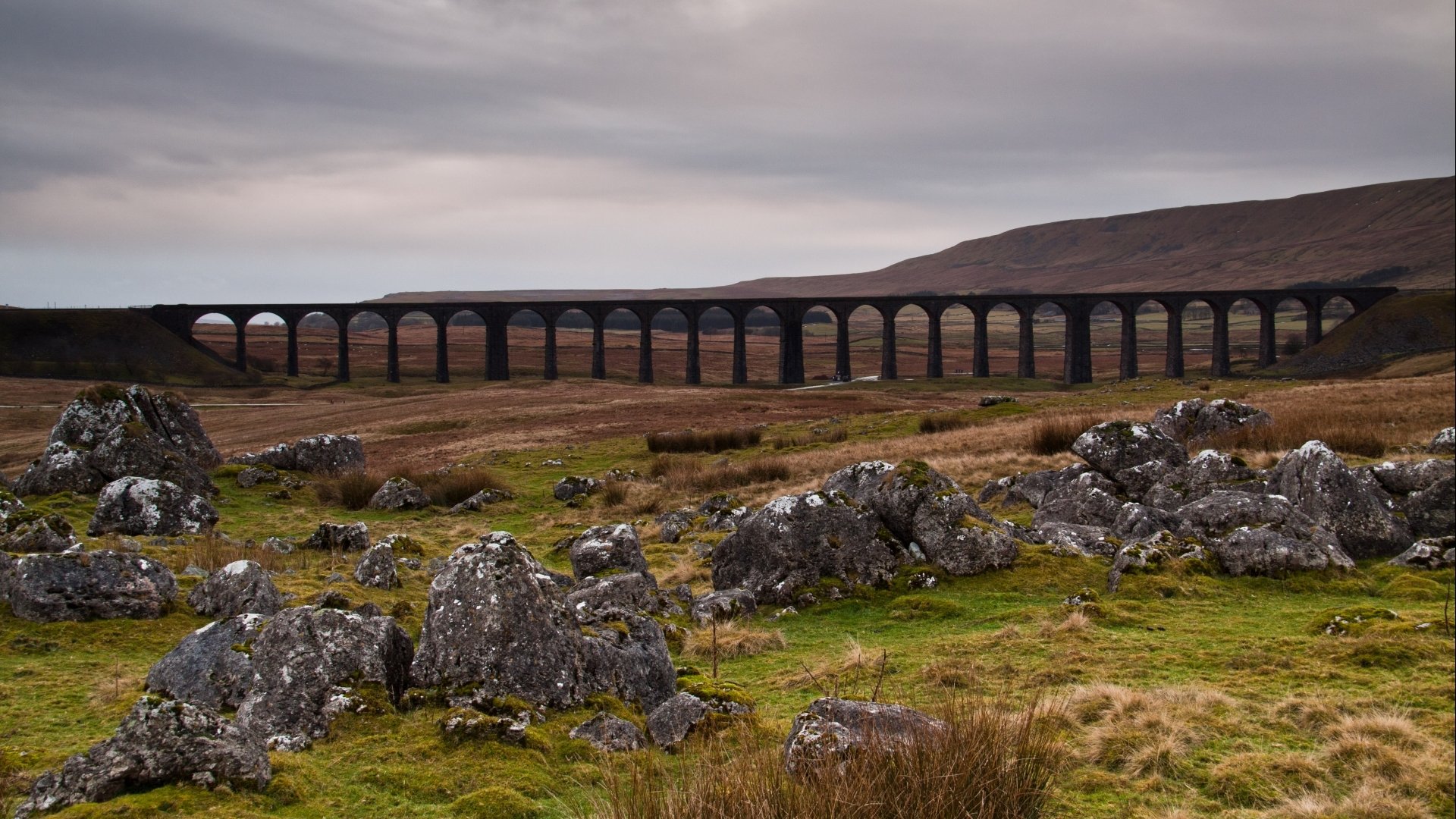 Download Man Made Ribblehead Viaduct HD Wallpaper