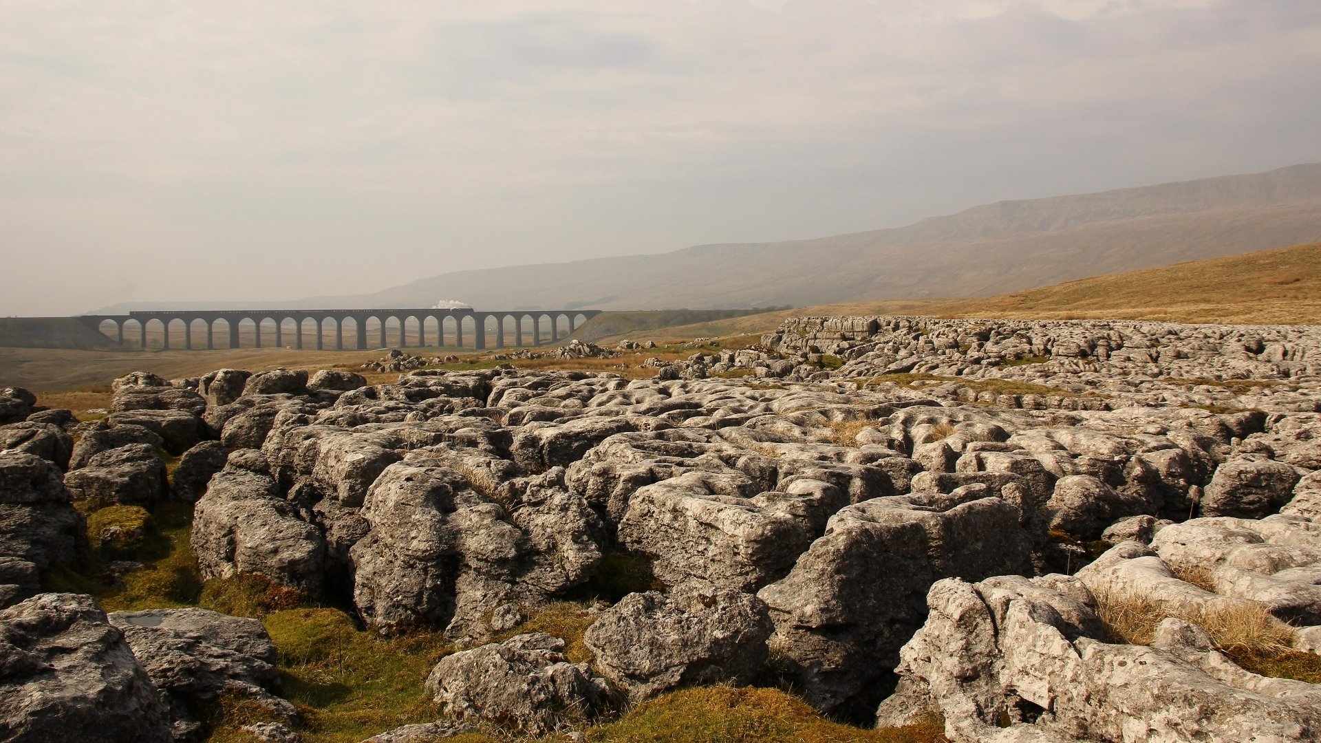 Download Man Made Ribblehead Viaduct HD Wallpaper