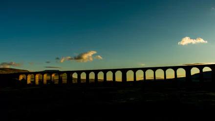 man made Ribblehead Viaduct HD Desktop Wallpaper | Background Image