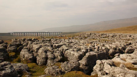 man made Ribblehead Viaduct HD Desktop Wallpaper | Background Image