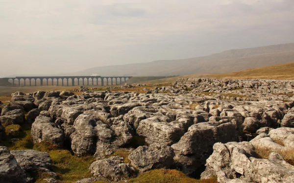man made Ribblehead Viaduct HD Desktop Wallpaper | Background Image