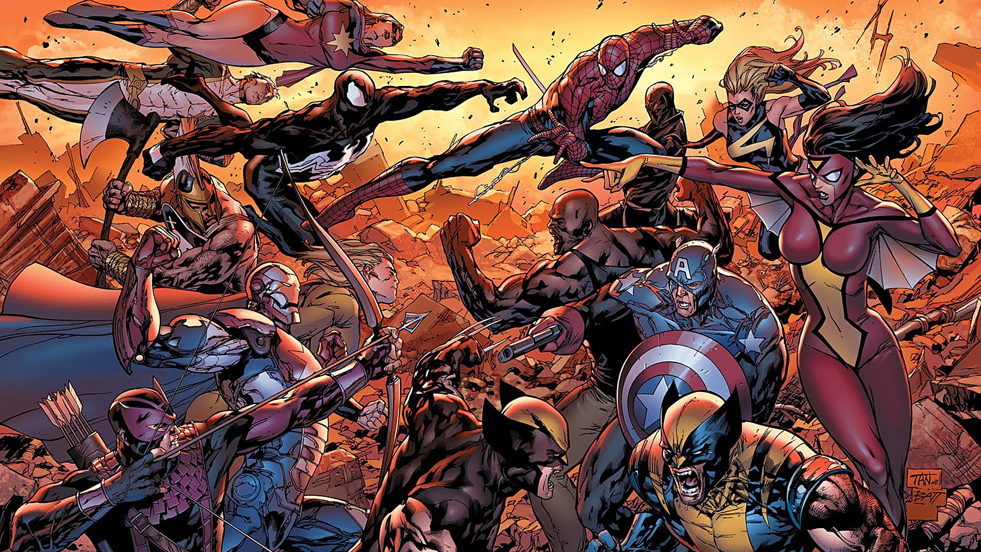 Dark Avengers HD Wallpaper | Background Image | 1920x1080