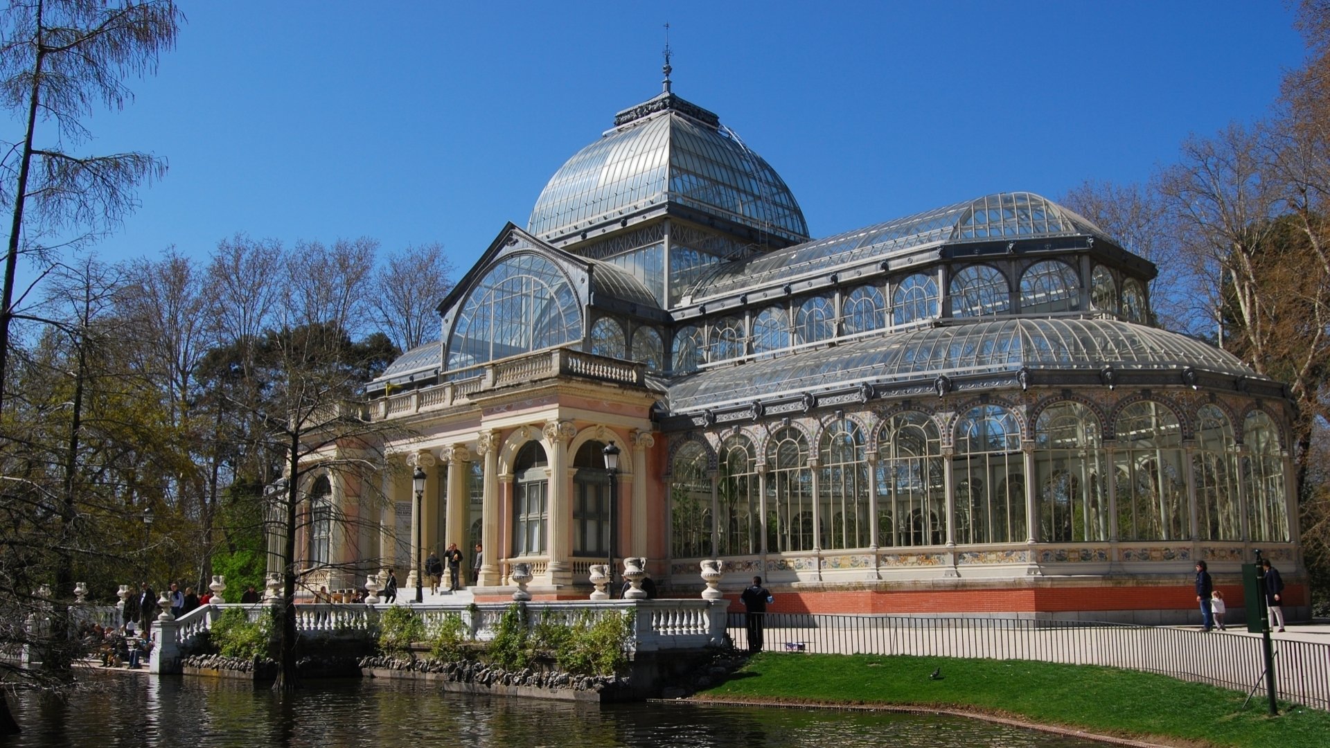 Man Made Palacio de Cristal HD Wallpaper