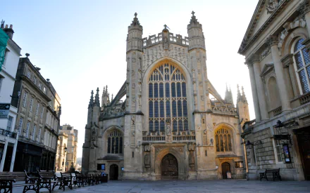 religious Bath Abbey HD Desktop Wallpaper | Background Image