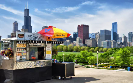 man made Chicago HD Desktop Wallpaper | Background Image