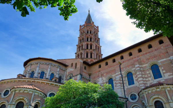 religious Basilica of St. Sernin, Toulouse HD Desktop Wallpaper | Background Image