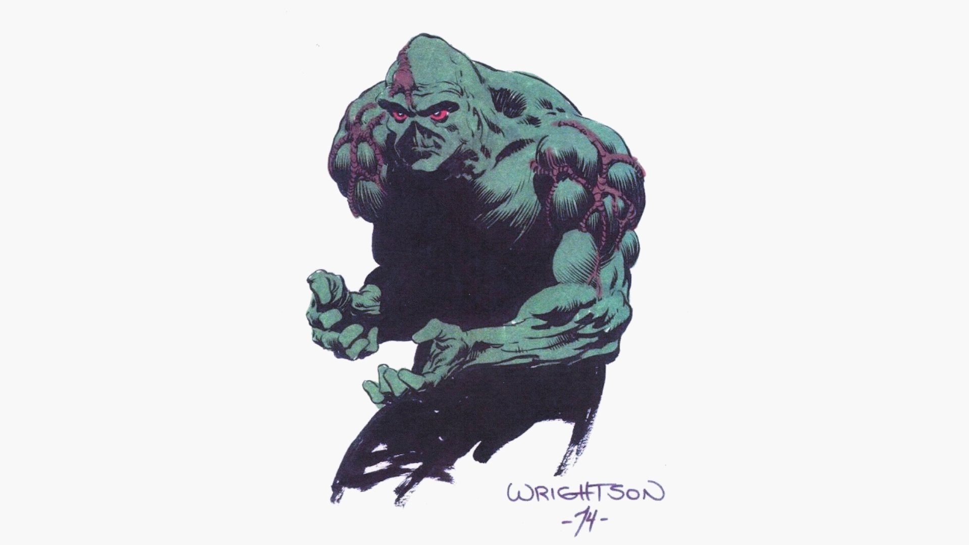 Download Comic Swamp Thing HD Wallpaper