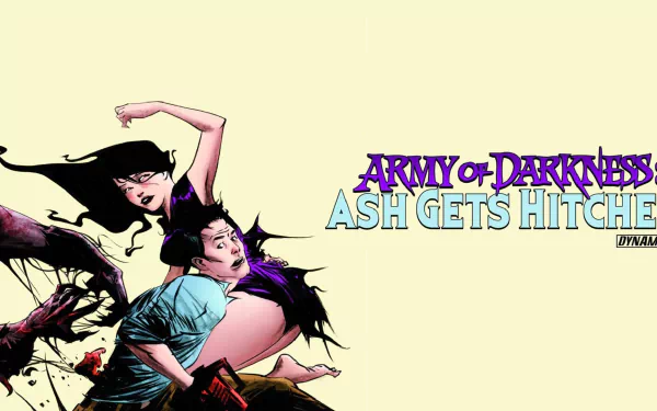Ash Williams Comic Army Of Darkness: Ash Gets Hitched HD Desktop Wallpaper | Background Image