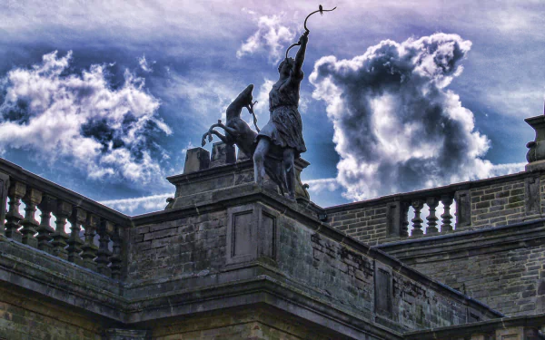 man made Lyme Park HD Desktop Wallpaper | Background Image