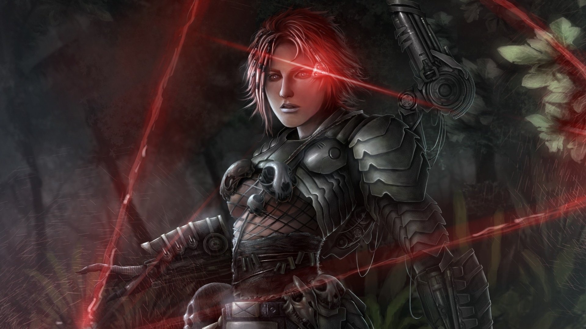 Download Warrior Bodyarmor Sci Fi Woman Warrior HD Wallpaper by tekkoontan