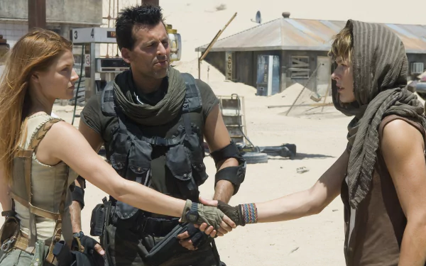 Ali Larter Oded Fehr Milla Jovovich movie Resident Evil: Extinction HD Desktop Wallpaper | Background Image