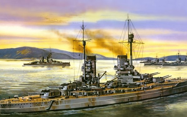 Military German Navy Warships Battleship SMS König HD Wallpaper | Background Image