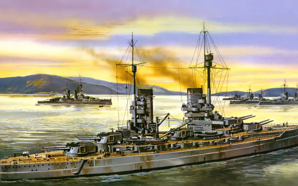 SMS König battleship military german navy HD Desktop Wallpaper | Background Image