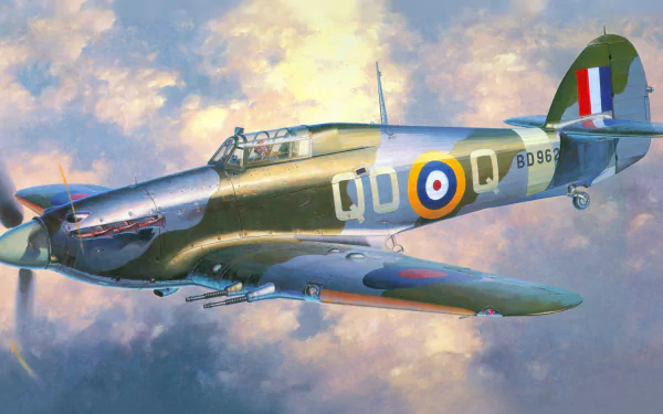 military Hawker Hurricane HD Desktop Wallpaper | Background Image