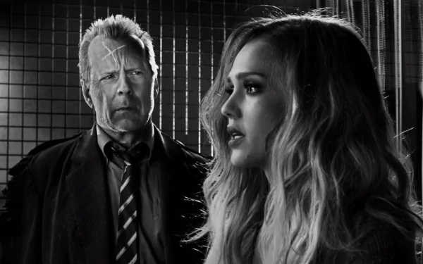 Bruce Willis Jessica Alba movie Sin City: A Dame to Kill For HD Desktop Wallpaper | Background Image
