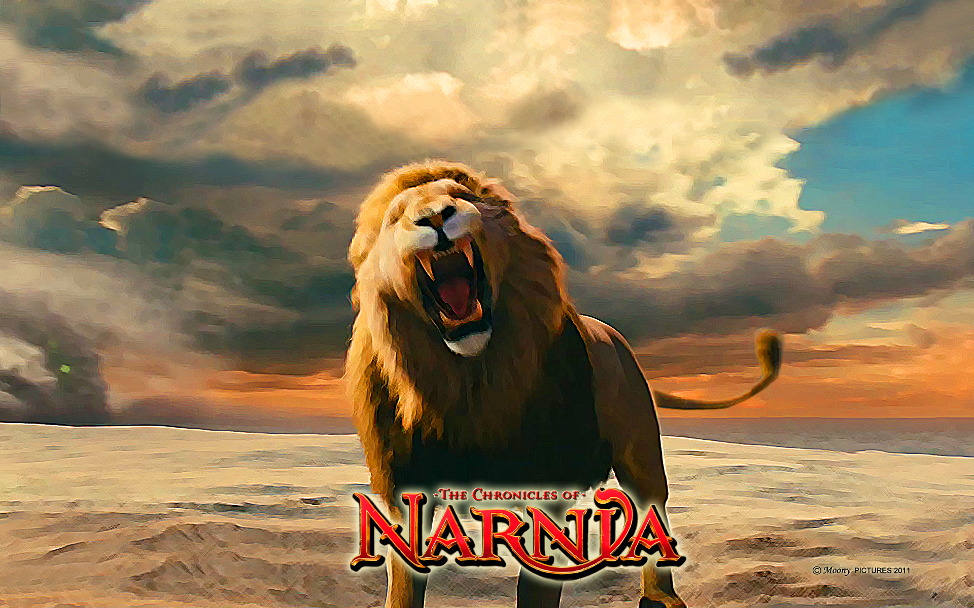 Narnia, aslan roaring HD wallpaper