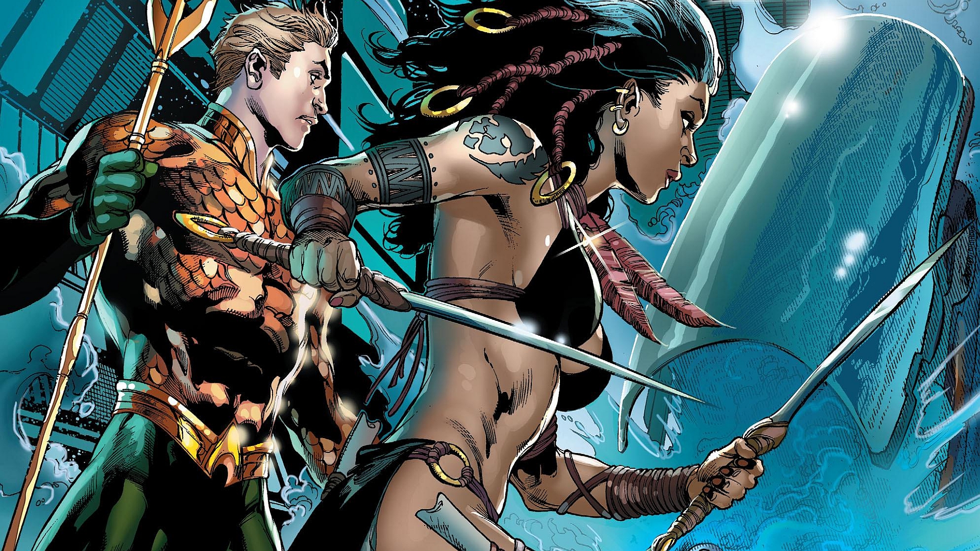 Comics Aquaman And The Others HD Wallpaper | Background Image