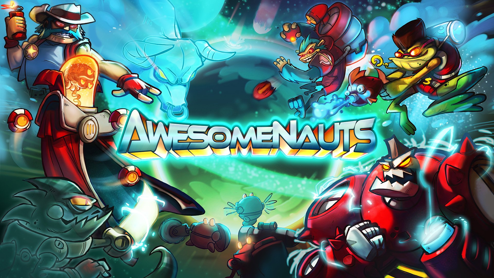 Download Video Game Awesomenauts HD Wallpaper