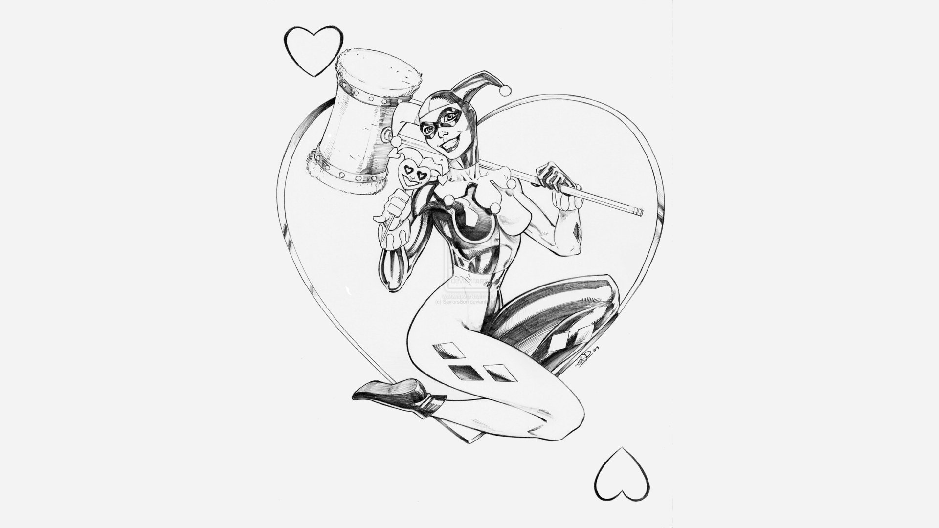 Download Comic Harley Quinn HD Wallpaper