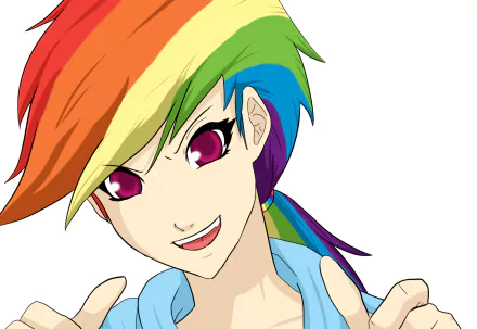 humanized Rainbow Dash TV Show My Little Pony: Friendship Is Magic HD Desktop Wallpaper | Background Image