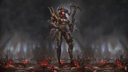 Demon Hunter (Diablo III) video game Diablo III HD Desktop Wallpaper | Background Image