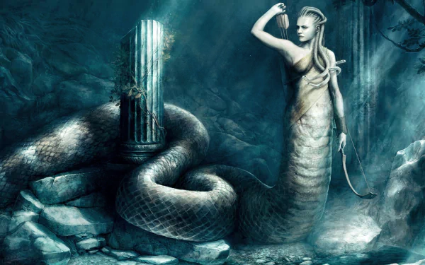 fantasy medusa HD Desktop Wallpaper | Background Image