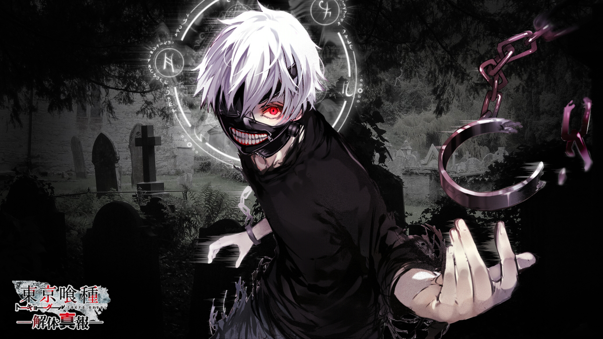 Живые обои ken kaneki