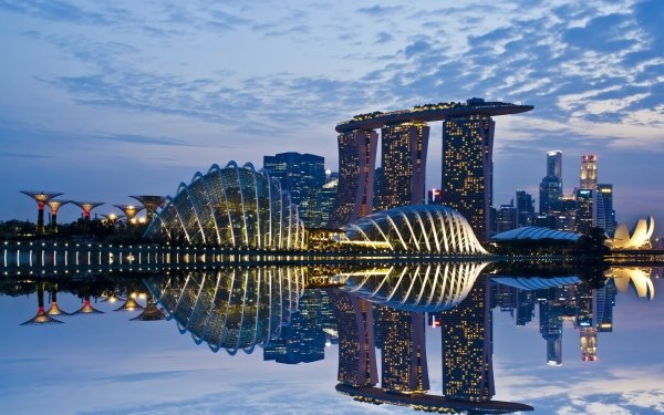 Man Made Marina Bay Sands Singapore HD Wallpaper | Background Image