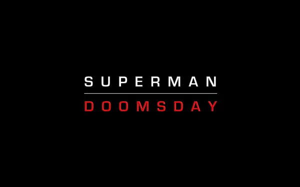 logo movie superman: doomsday HD Desktop Wallpaper | Background Image