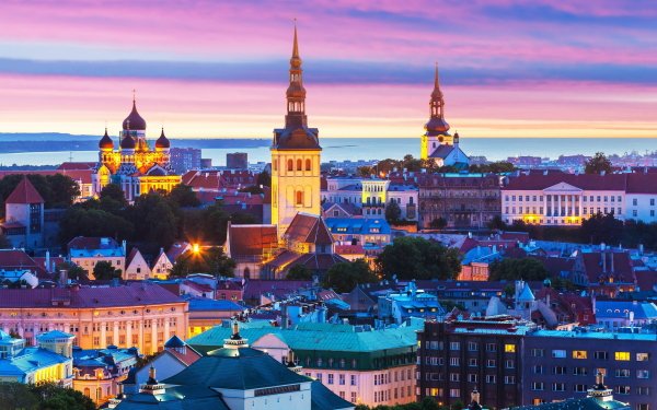 Man Made Tallinn Cities Estonia City Architecture Cityscape Building HD Wallpaper | Background Image