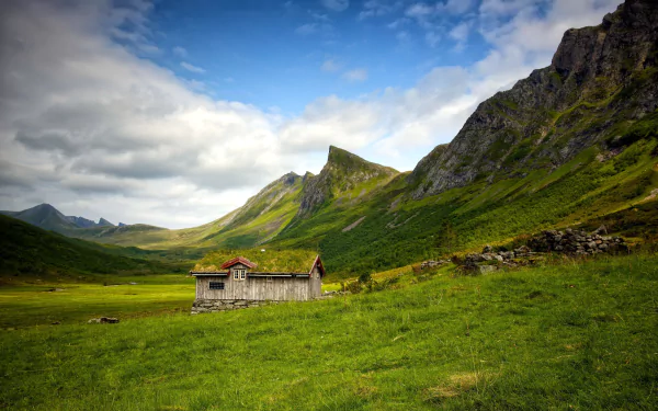 man made cabin HD Desktop Wallpaper | Background Image