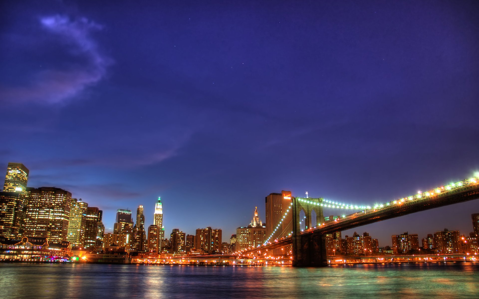 Download Man Made Manhattan HD Wallpaper