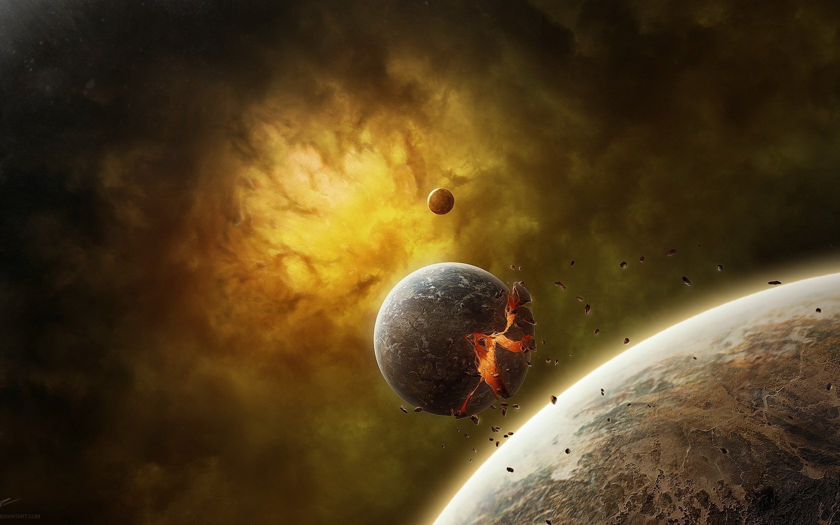 Download Sci Fi Planet Wallpaper