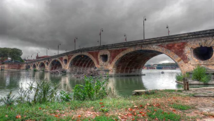 man made Pont Neuf, Toulouse HD Desktop Wallpaper | Background Image