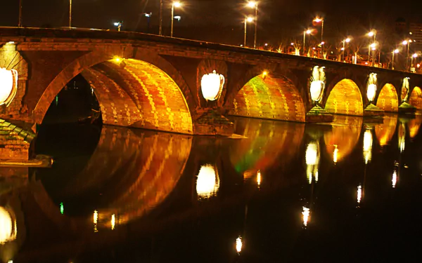 man made Pont Neuf, Toulouse HD Desktop Wallpaper | Background Image