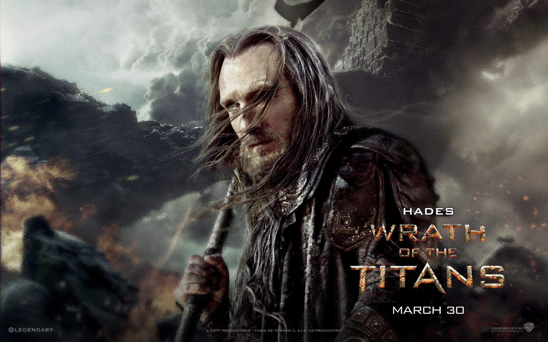 New 'Wrath of the Titans' still and character wallpaper of