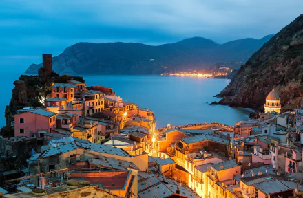 Italy Liguria cinque terre man made Vernazza HD Desktop Wallpaper | Background Image