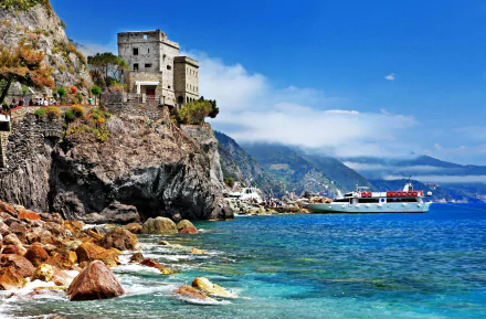 Italy Liguria cinque terre man made Monterosso al Mare HD Desktop Wallpaper | Background Image