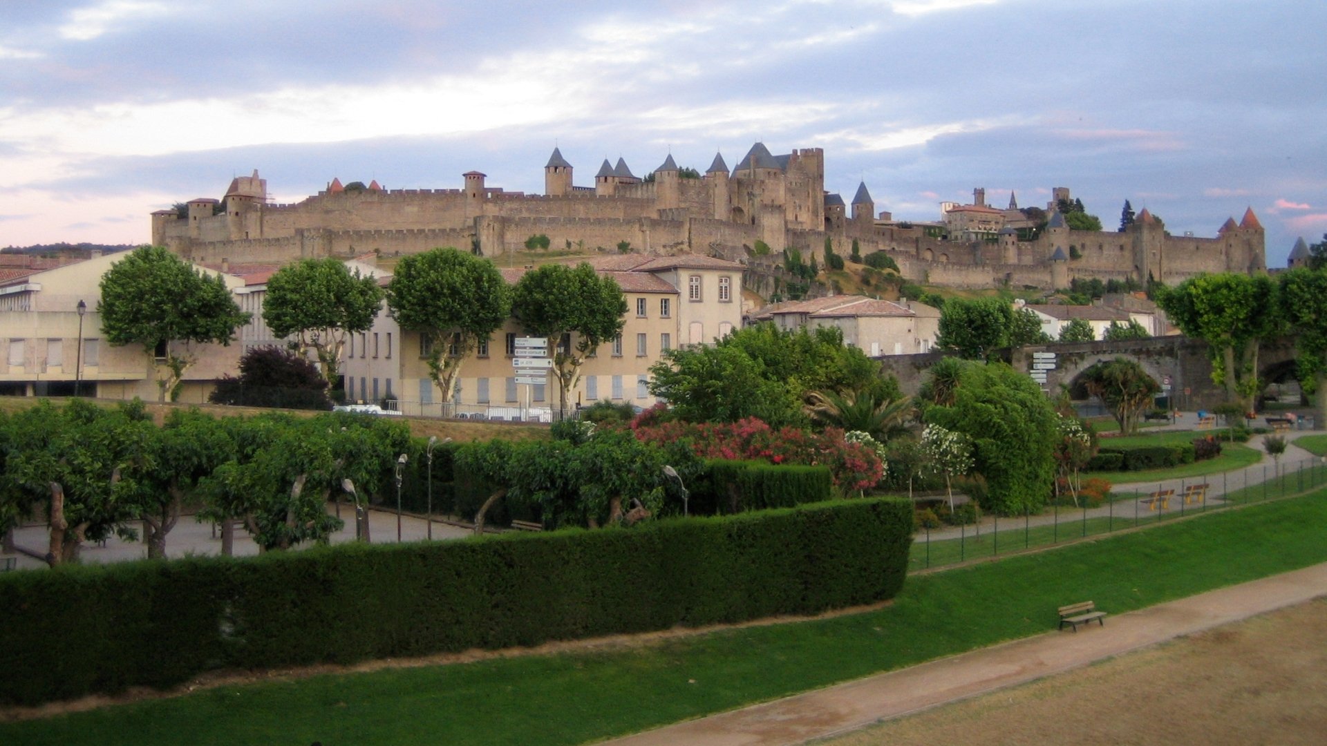 Download Man Made Carcassonne HD Wallpaper