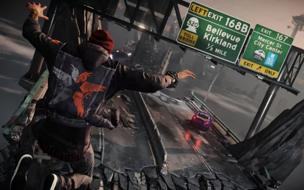 video game inFAMOUS: Second Son HD Desktop Wallpaper | Background Image