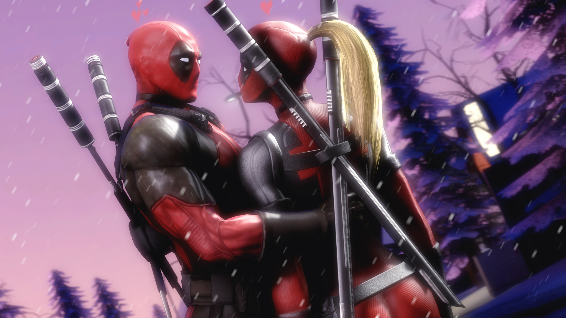 Lady Deadpool Full HD Wallpaper and Background Image | 1920x1080 | ID