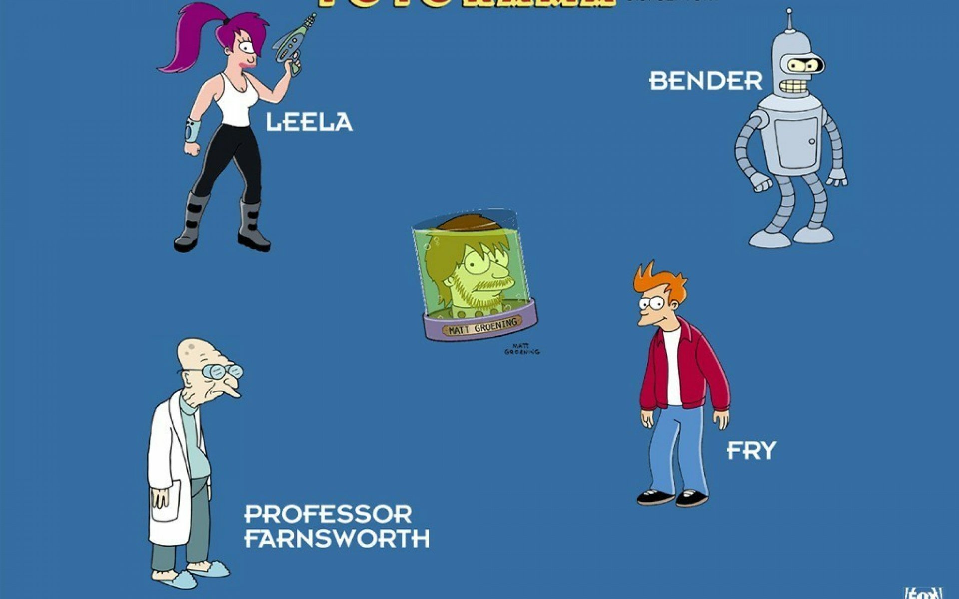 Download TV Show Futurama Professor Farnsworth HD Wallpaper