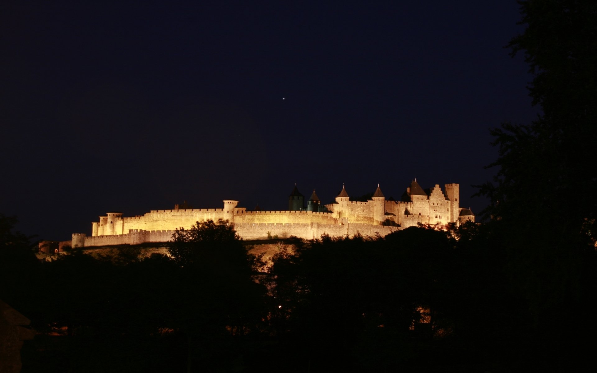 Download Man Made Carcassonne HD Wallpaper