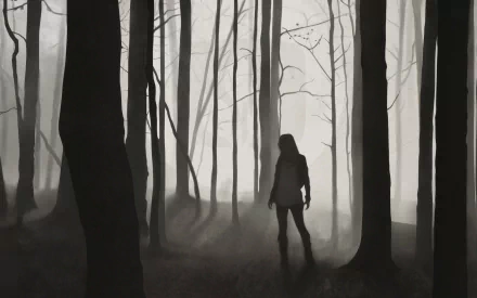  Lost girl in dark forest