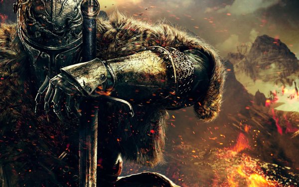 Videojuego Dark Souls II Dark Souls Guerrero Armor Espada Bearer of the Curse Fondo de pantalla HD | Fondo de Escritorio