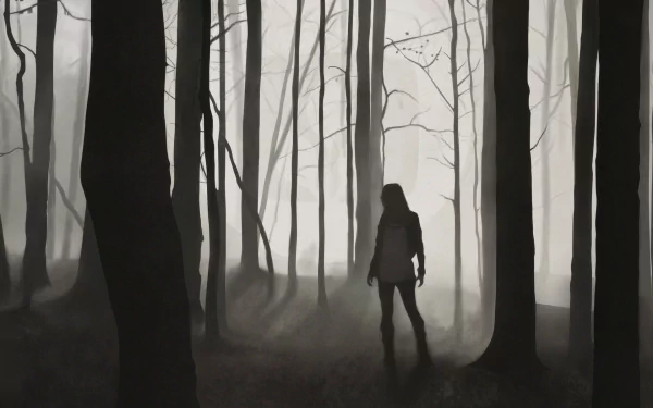  Lost girl in dark forest
