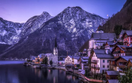 man made Hallstatt HD Desktop Wallpaper | Background Image